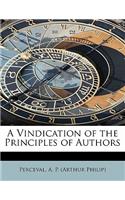 A Vindication of the Principles of Authors