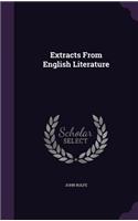 Extracts From English Literature