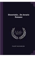 Dissertatio... de Aerario Romano