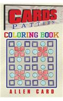 Cards Pattern Coloring Book