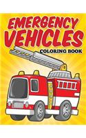 Emergency Vehicles Coloring Book