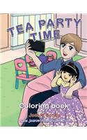 Tea Party Coloring Book