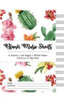 Blank Music Sheets