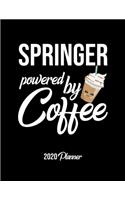 Springer Powered By Coffee 2020 Planner