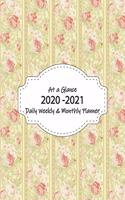 At a Glance 2020-2021 Daily Weekly & Monthly Planner