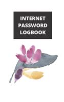 Internet Password Logbook: (5.5 x 8.5 in, 110 pages): Password Journal, Logbook, Login and Private Information Keeper, Notebook