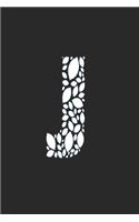 The Letter J from Leafs for nature lovers Journal
