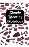 Simple Meeting Notebook
