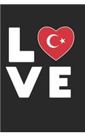 Love Turkey: diary, notebook, book 100 lined pages in softcover for everything you want to write down and not forget