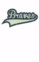 Braves Mascot Vintage Sports Name Design