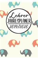Lehrer Jahresplaner 2019 / 2020: Lehrerkalender 2019 2020 - Lehrerplaner A5, Lehrernotizen & Lehrernotizbuch für den Schulanfang