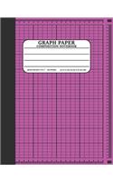 Graph Paper Composition Notebook: Math and Science Lover Purple Graph Paper Cover Notebook (Quad Ruled 5 squares per inch, 120 pages) Birthday Gifts For Math Lover Teacher, Student