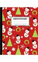 Composition Notebook: Christmas Notebook For Kids