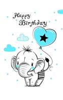 Happy Birthday: Notebook, Journal, Diary, 185 Lined Pages, Birthday Gifts for Boys or Girls, Kids, Teens, Women or Men, Mom or Dad, Grandma or Grandpa, Husband or Wife, Girlfriend or Boyfriend, Best Friend, Co-Worker, Book Size 8 1/2 X 11