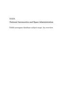 NASA Aerospace Database Subject Scope