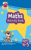 Maths Activity Book for Ages 4-5 (Reception): (CGP Reception Activity Books and Cards)