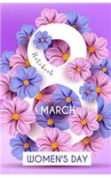 Notebook 8 March Women's Day