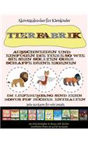 Aktivitätsbücher für Kleinkinder: Tierfabrik - Ausschneiden und Einfügen(62 Aktivitätsbücher Für Kleinkinder)