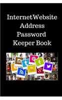 Internet Website Address Password Keeper Book