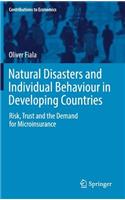Natural Disasters and Individual Behaviour in Developing Countries