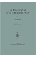 Berechnung Der Anlaß- Und Regelwiderstände