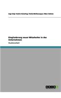 Eingliederung neuer Mitarbeiter in das Unternehmen