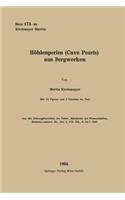Höhlenperlen (Cave Pearls) aus Bergwerken: (Sitzungsberichte der Österreichischen Akademie der Wissenschaften)