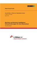 Big Data und Business Intelligence. Herausforderungen für den Datenschutz