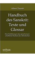 Handbuch des Sanskrit: Texte und Glossar