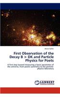 First Observation of the Decay B: (English)