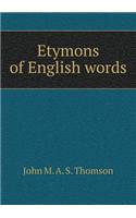 Etymons of English Words