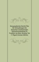 Stenographischer Bericht Uber Die Verhandlungen Der Deutschen Constituirenden Nationalversammlung Zu Frankfurt Am Main, Herausg. Von F. Wigard (German Edition)