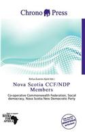 Nova Scotia Ccf/Ndp Members