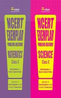 CBSE NCERT Examplar Maths & Science Class 10 Set of 2 Books