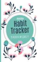 Monthly Habit Tracker to achieve my goals