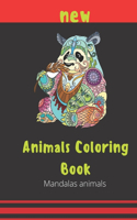 Animals Coloring Book Mandalas Animals
