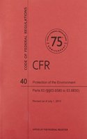 Code of Federal Regulations, Title 40, Protection of Environment, PT. 63 (Section 63.6580 to 63.8830), Revised as of July 1, 2013