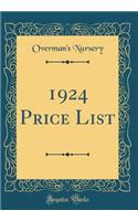 1924 Price List (Classic Reprint)