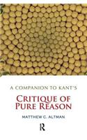 A Companion to Kant's Critique of Pure Reason