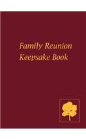 Family Reunion Keepsake Book