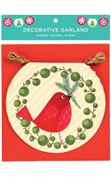 Treetop Birds Decorative Garland