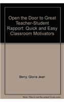 Open the Door to Great Teacher-Student Rapport!