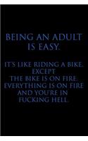 Being an Adult Is Easy. It's Like Riding a Bike, Except the Bike Is on Fire. Everything Is on Fire and You're in Fucking Hell.