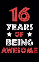 16 Years Of Being Awesome