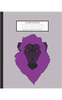 Composition: 100 pages wide ruled 7.5 x 9.25 in