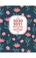 2020-2021 Monthly Calendar And Weekly Planner