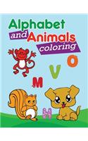 Alphabet And Animals Coloring