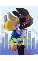 Aggretsuko Coloring Book: Amazing Coloring Book Based on Incredible Music Cartoon