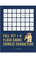 Full YCT 1-4 Flash Cards Chinese Characters