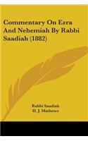 Commentary On Ezra And Nehemiah By Rabbi Saadiah (1882)